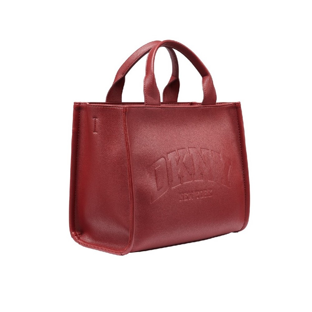 DKNY HADLEE MD TOTE HANDBAG R53AAR57 ΤΣΑΝΤΑ ΓΥΝΑΙΚΕΙΑ BORDEAUX