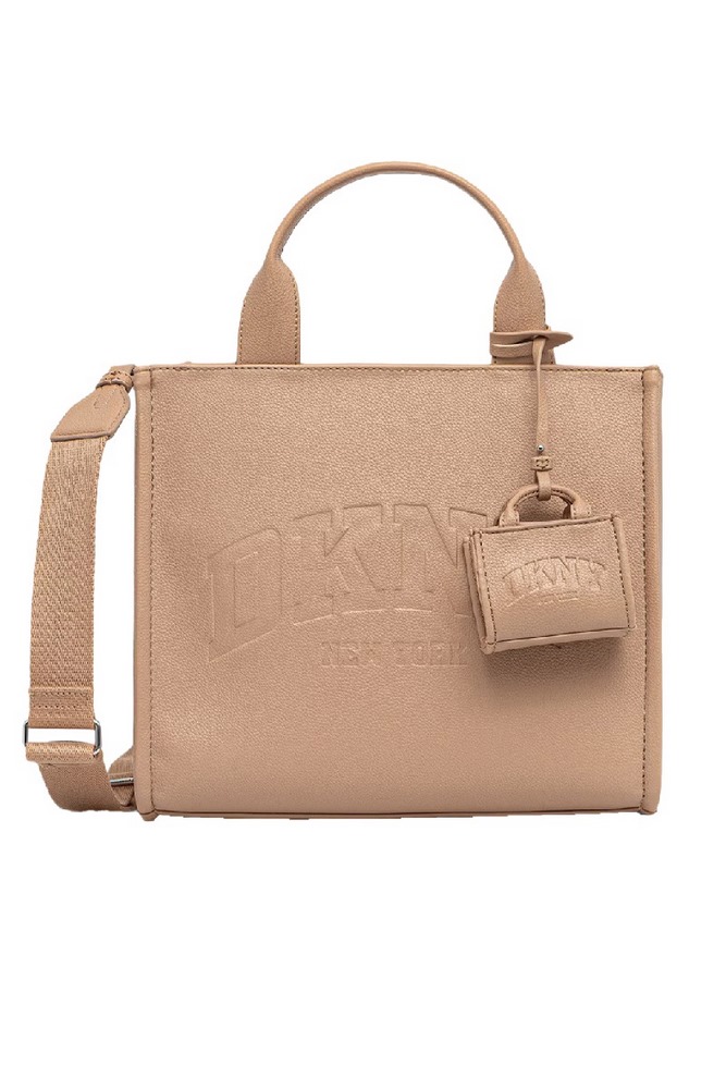 DKNY HADLEE MD TOTE HANDBAG R53AAR57 ΤΣΑΝΤΑ ΓΥΝΑΙΚΕΙΑ BEIGE