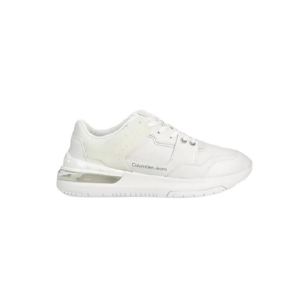 CALVIN KLEIN JEANS SPORTY RUNNER COMFAIR LACEUP TPU WHITE