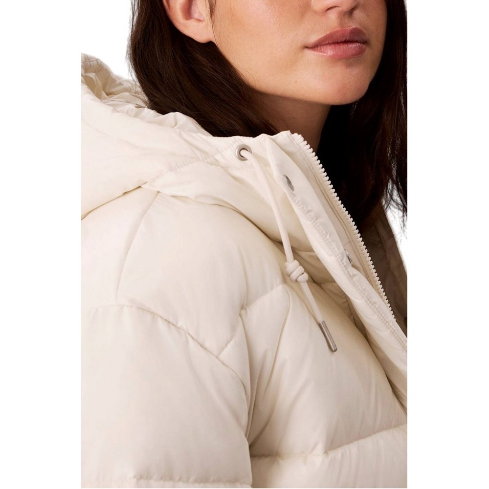 CALVIN KLEIN JEANS SHINE MW CLASSIC PUFFER ΜΠΟΥΦΑΝ ΓΥΝΑΙΚΕΙΟ ECRU