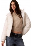 CALVIN KLEIN JEANS SHINE MW CLASSIC PUFFER ΜΠΟΥΦΑΝ ΓΥΝΑΙΚΕΙΟ ECRU