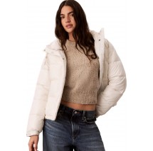 CALVIN KLEIN JEANS SHINE MW CLASSIC PUFFER ΜΠΟΥΦΑΝ ΓΥΝΑΙΚΕΙΟ ECRU