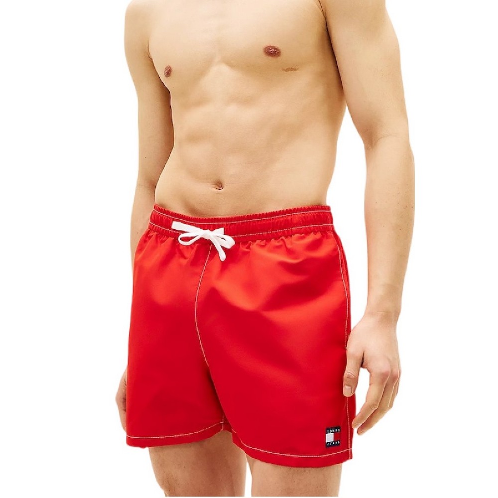 TOMMY JEANS MEDIUM DRAWSTRING SOLID ΜΑΓΙΟ ΑΝΔΡΙΚΟ RED