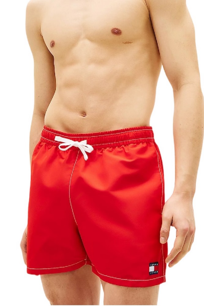 TOMMY JEANS MEDIUM DRAWSTRING SOLID ΜΑΓΙΟ ΑΝΔΡΙΚΟ RED