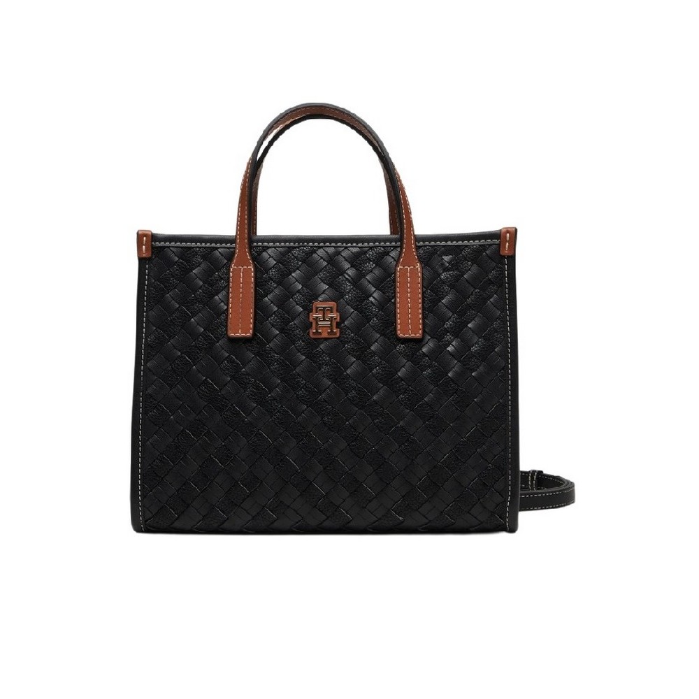 TOMMY HILFIGER CITY MINI TOTE ΤΣΑΝΤΑ ΓΥΝΑΙΚΕΙΑ BLACK