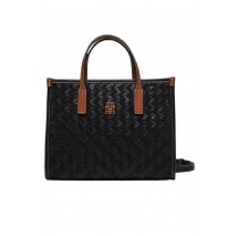 TOMMY HILFIGER CITY MINI TOTE ΤΣΑΝΤΑ ΓΥΝΑΙΚΕΙΑ BLACK