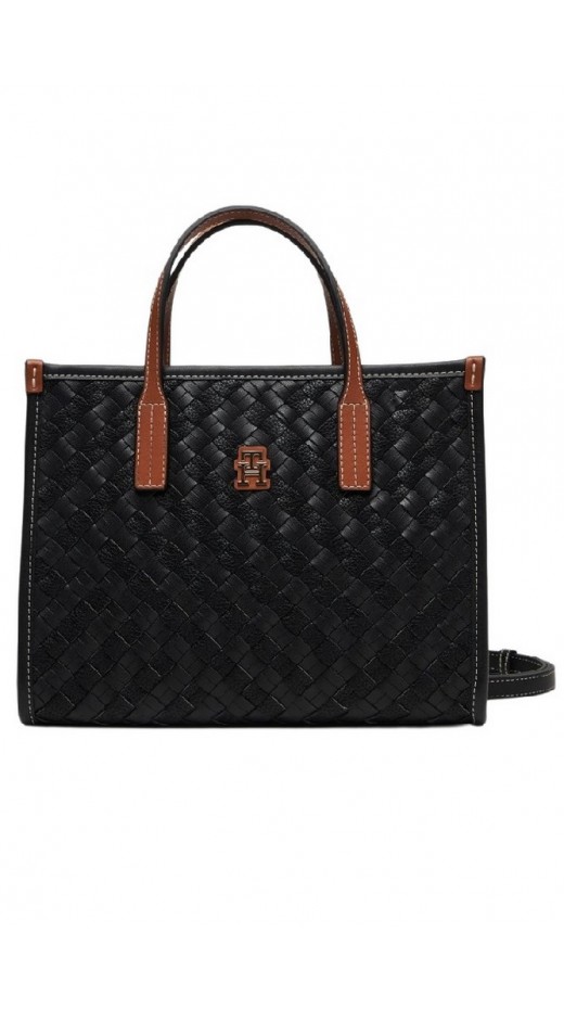 TOMMY HILFIGER CITY MINI TOTE ΤΣΑΝΤΑ ΓΥΝΑΙΚΕΙΑ BLACK