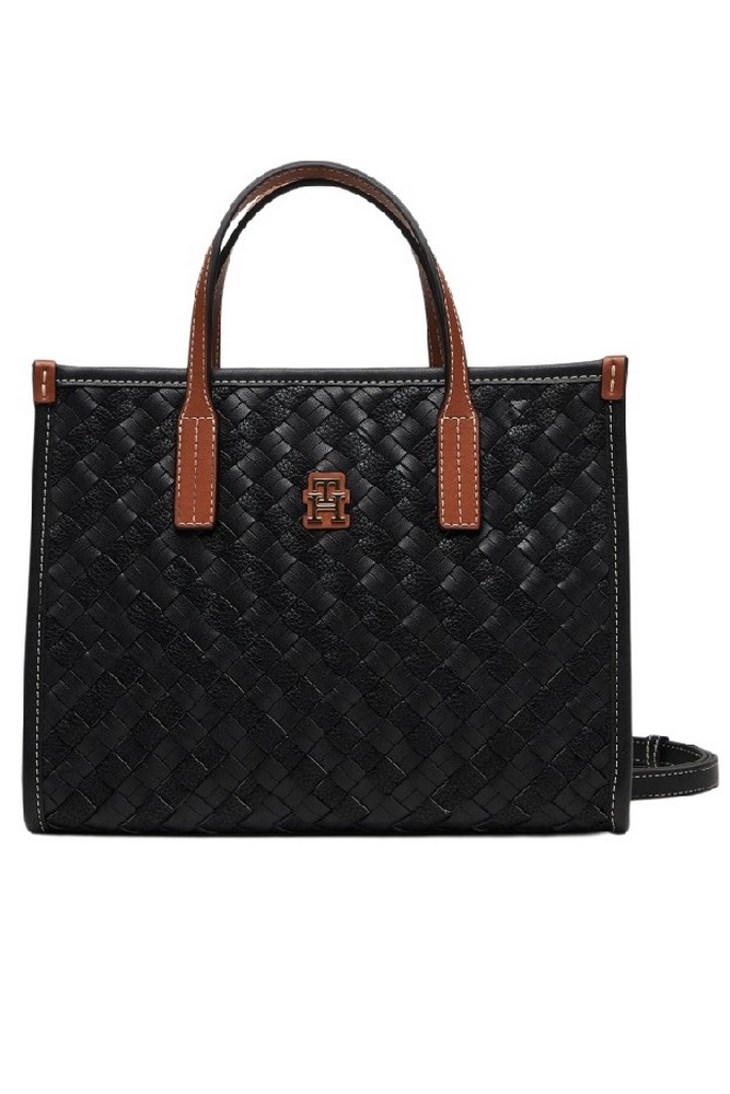 TOMMY HILFIGER CITY MINI TOTE ΤΣΑΝΤΑ ΓΥΝΑΙΚΕΙΑ BLACK