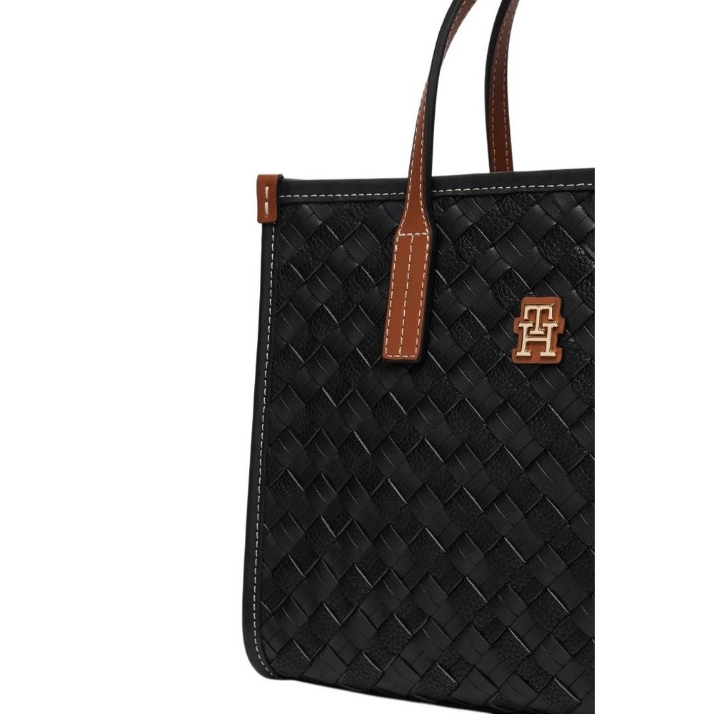 TOMMY HILFIGER CITY MINI TOTE ΤΣΑΝΤΑ ΓΥΝΑΙΚΕΙΑ BLACK