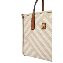 TOMMY HILFIGER CITY MINI TOTE ΤΣΑΝΤΑ ΓΥΝΑΙΚΕΙΑ NEUTRAL