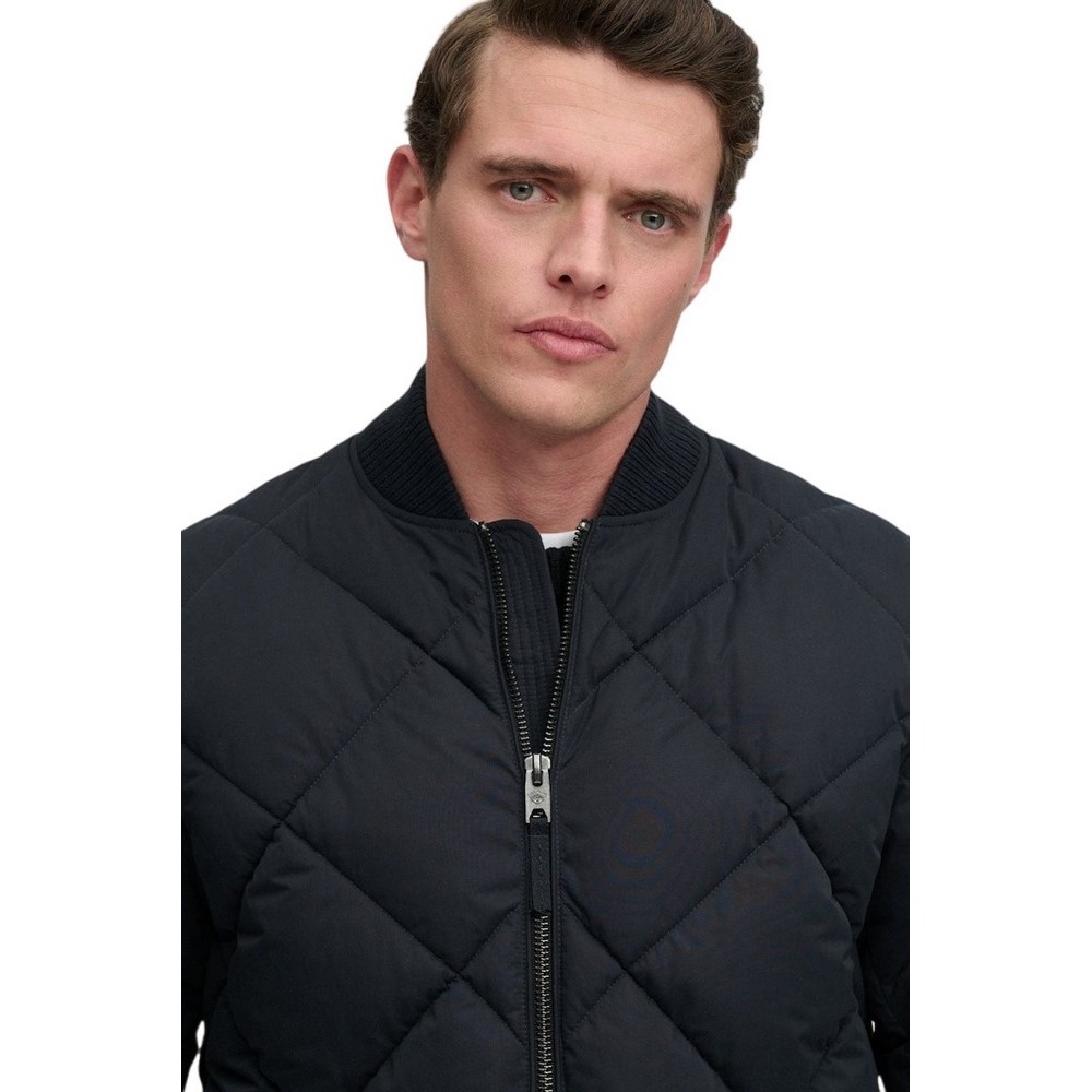 SUPERDRY DIAMOND QUILT JACKET ΜΠΟΥΦΑΝ ΑΝΔΡΙΚΟ NAVY
