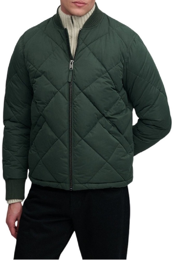 SUPERDRY DIAMOND QUILT JACKET ΜΠΟΥΦΑΝ ΑΝΔΡΙΚΟ FOREST GREEN