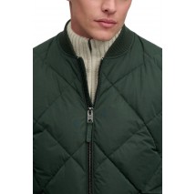 SUPERDRY DIAMOND QUILT JACKET ΜΠΟΥΦΑΝ ΑΝΔΡΙΚΟ FOREST GREEN