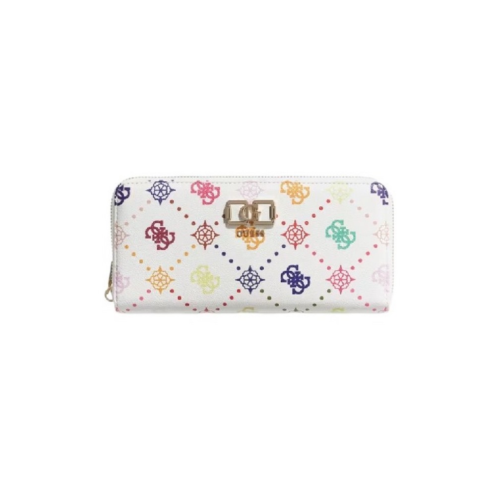 GUESS EMELIE LOGO SLG LRG ZIP AROUND ΠΟΡΤΟΦΟΛΙ ΓΥΝΑΙΚΕΙΟ MULTI