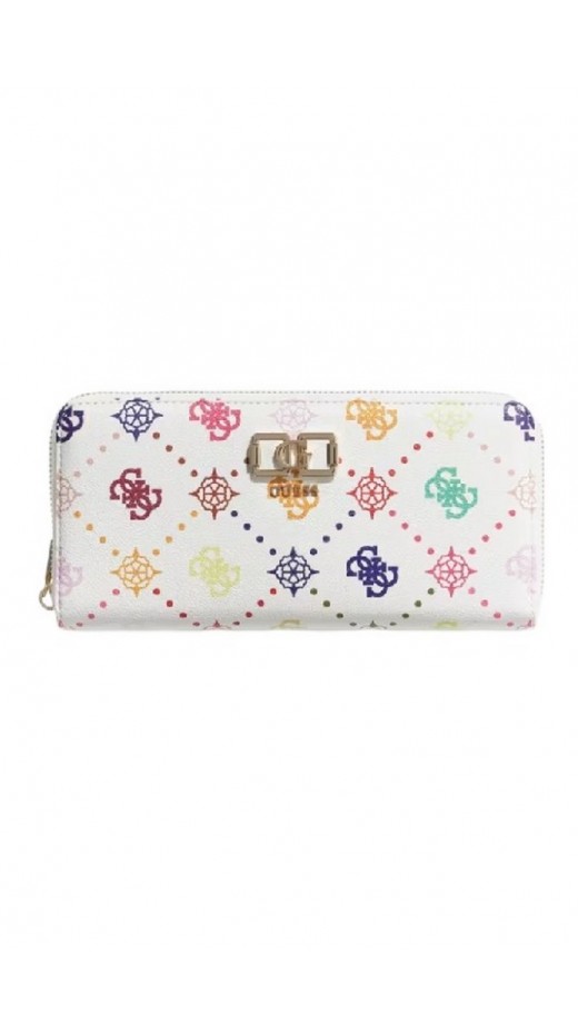 GUESS EMELIE LOGO SLG LRG ZIP AROUND ΠΟΡΤΟΦΟΛΙ ΓΥΝΑΙΚΕΙΟ MULTI