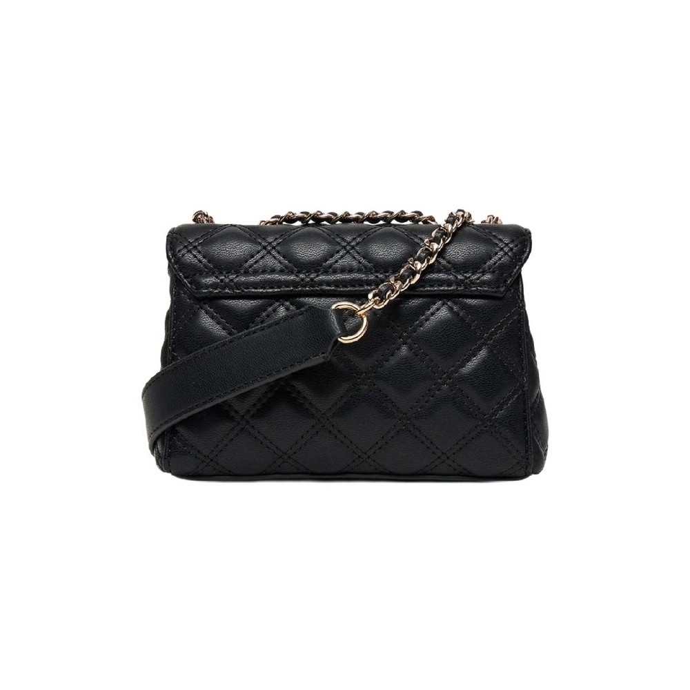 GUESS GIULLY II MINI 2 COMP CVRT FLP ΤΣΑΝΤΑ ΓΥΝΑΙΚΕΙΑ BLACK
