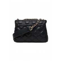 GUESS GIULLY II MINI 2 COMP CVRT FLP ΤΣΑΝΤΑ ΓΥΝΑΙΚΕΙΑ BLACK
