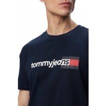 TOMMY JEANS REG ENTRY DNA T-SHIRT ΜΠΛΟΥΖΑ ΑΝΔΡΙΚΗ NAVY