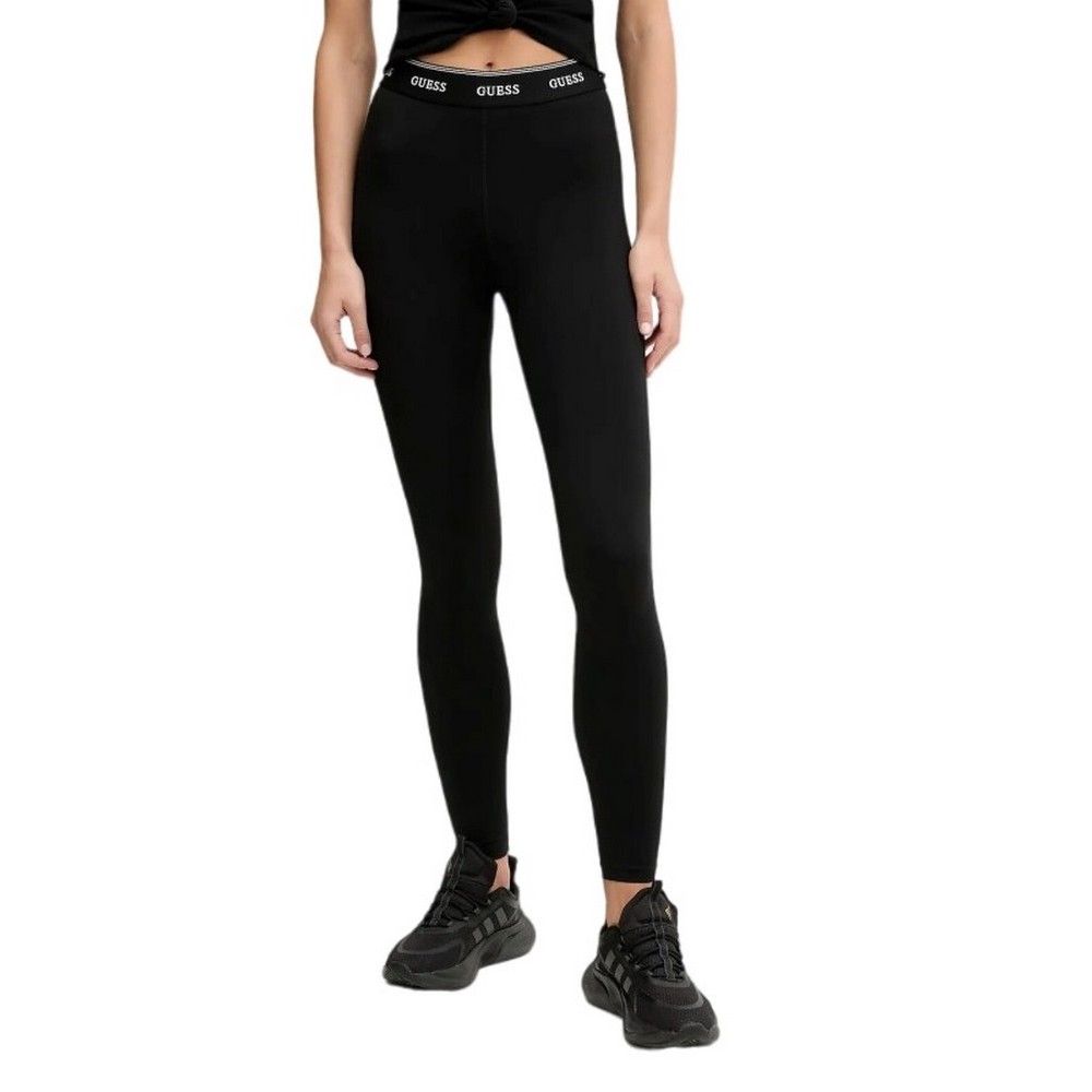GUESS ALBA LEGGINGS ΚΟΛΑΝ ΓΥΝΑΙΚΕΙΟ BLACK