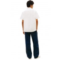 TOMMY JEANS REG SEERSUCKER SHIRT EXT ΠΟΥΚΑΜΙΣΟ ΚΟΝΤΟΜΑΝΙΚΟ ΑΝΔΡΙΚΟ OFF WHITE