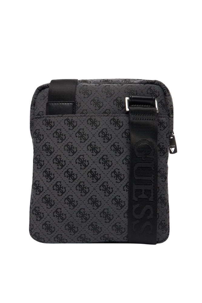 GUESS BOSTON CROSSBODY FLAT HMBOSTP6123 ΤΣΑΝΤΑ ΑΝΔΡΙΚΗ BLACK