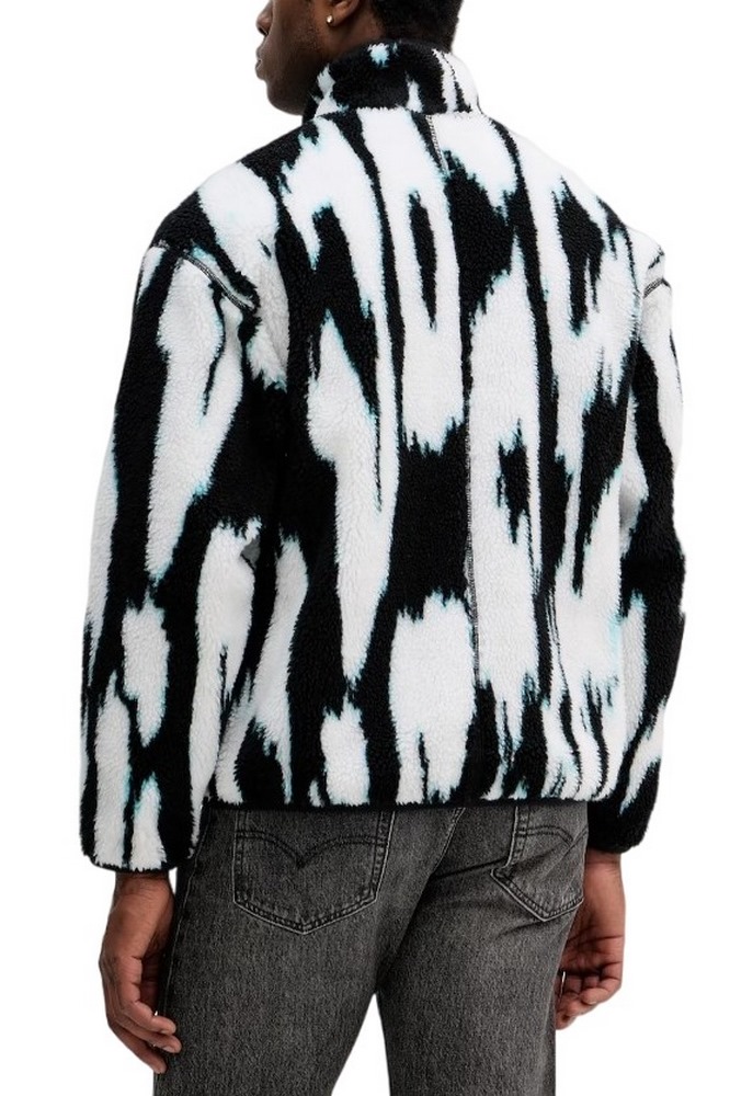 CALVIN KLEIN JEANS LS JACQUARD 3 SHERPA JACKET ΜΠΟΥΦΑΝ ΑΝΔΡΙΚΟ BLACK