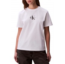 CALVIN KLEIN JEANS 20S CLASSIC LOGO T-SHIRT ΜΠΛΟΥΖΑ ΓΥΝΑΙΚΕΙΑ BRIGHT WHITE