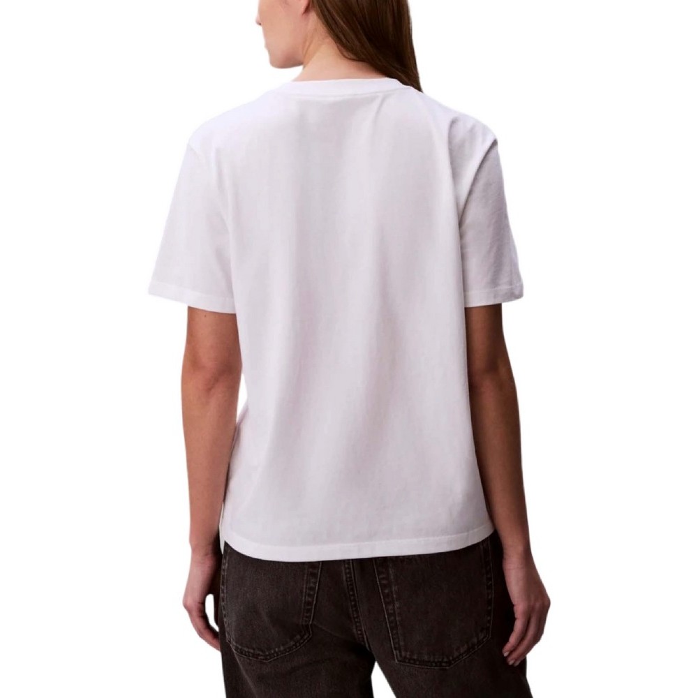 CALVIN KLEIN JEANS 20S CLASSIC LOGO T-SHIRT ΜΠΛΟΥΖΑ ΓΥΝΑΙΚΕΙΑ BRIGHT WHITE