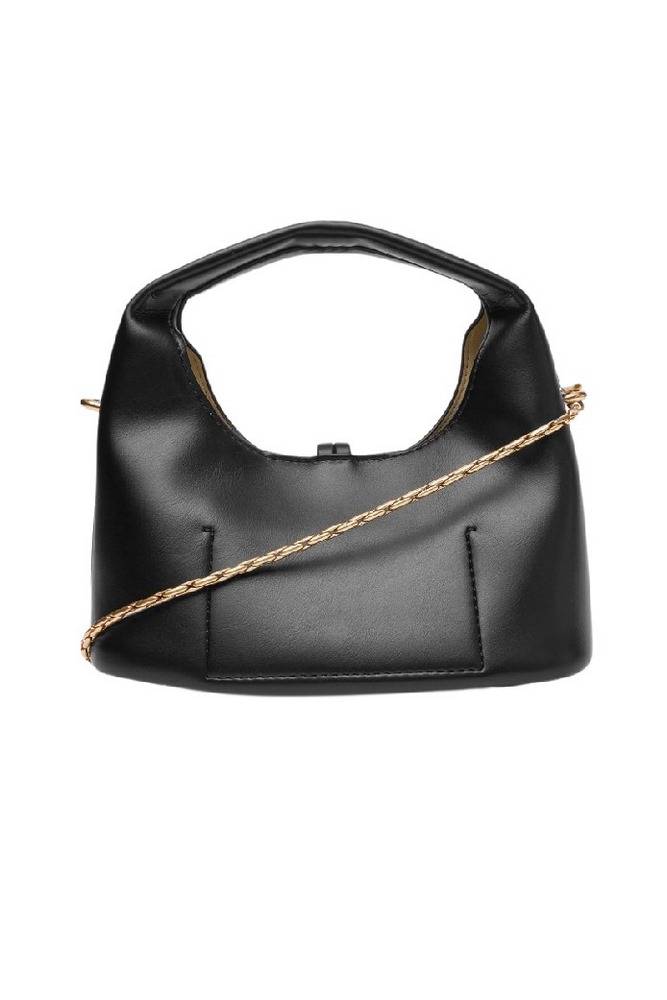 CALVIN KLEIN STONE LOCK SLOUCHY CROSSBODY B ΤΣΑΝΤΑ ΓΥΝΑΙΚΕΙΑ BLACK