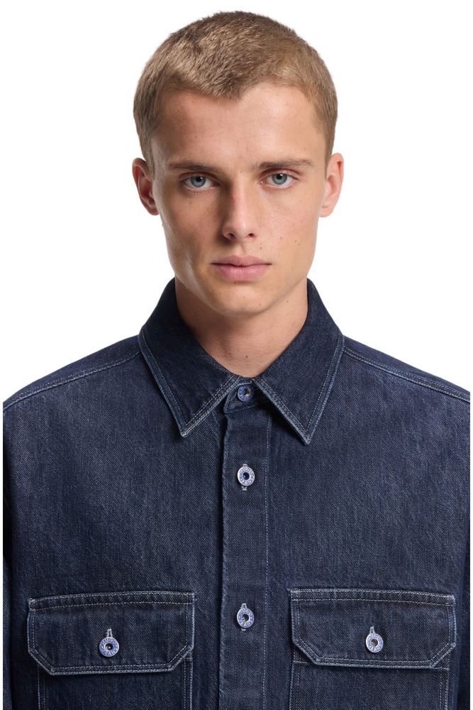 HUGO BOSS CASUAL SHIRT EBOLT ΠΟΥΚΑΜΙΣΟ ΑΝΔΡΙΚΟ DENIM DARK