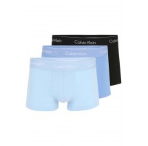 CALVIN KLEIN LOW RISE TRUNK 3PK ΕΣΩΡΟΥΧΟ ΑΝΔΡΙΚΟ BLUE/BLACK