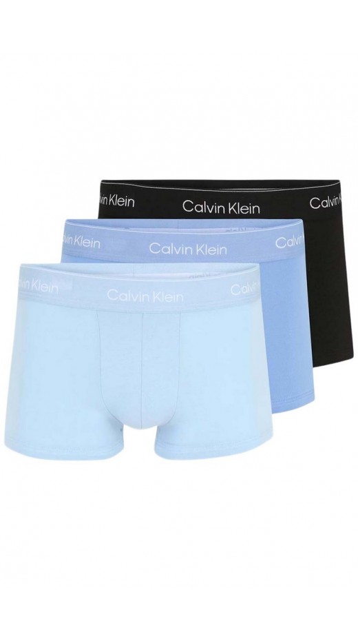 CALVIN KLEIN LOW RISE TRUNK 3PK ΕΣΩΡΟΥΧΟ ΑΝΔΡΙΚΟ BLUE/BLACK