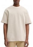 HUGO BOSS JERSEY NUWAFFLE T-SHIRT ΜΠΛΟΥΖΑ ΑΝΔΡΙΚΗ BEIGE