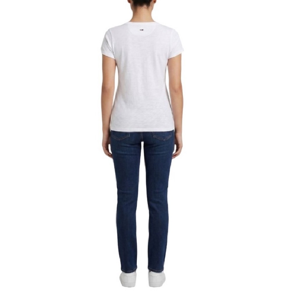 U.S.POLO ASSN LUCY 000270 CH3D SS T-SHIRT ΜΠΛΟΥΖΑ ΓΥΝΑΙΚΕΙΑ WHITE
