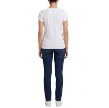 U.S.POLO ASSN LUCY 000270 CH3D SS T-SHIRT ΜΠΛΟΥΖΑ ΓΥΝΑΙΚΕΙΑ WHITE
