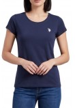 U.S.POLO ASSN LUCY 000270 CH3D SS T-SHIRT ΜΠΛΟΥΖΑ ΓΥΝΑΙΚΕΙΑ NAVY