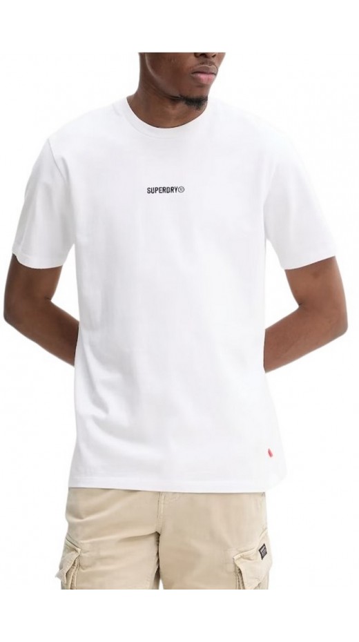 SUPERDRY D1 SDSW MICRO LOGO T-SHIRT ΜΠΛΟΥΖΑ ΑΝΔΡΙΚΗ WHITE