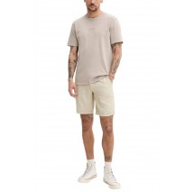 SUPERDRY D1 SDSW MICRO LOGO T-SHIRT ΜΠΛΟΥΖΑ ΑΝΔΡΙΚΗ BEIGE