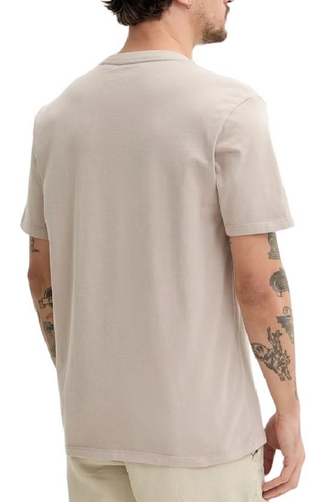 SUPERDRY D1 SDSW MICRO LOGO T-SHIRT ΜΠΛΟΥΖΑ ΑΝΔΡΙΚΗ BEIGE
