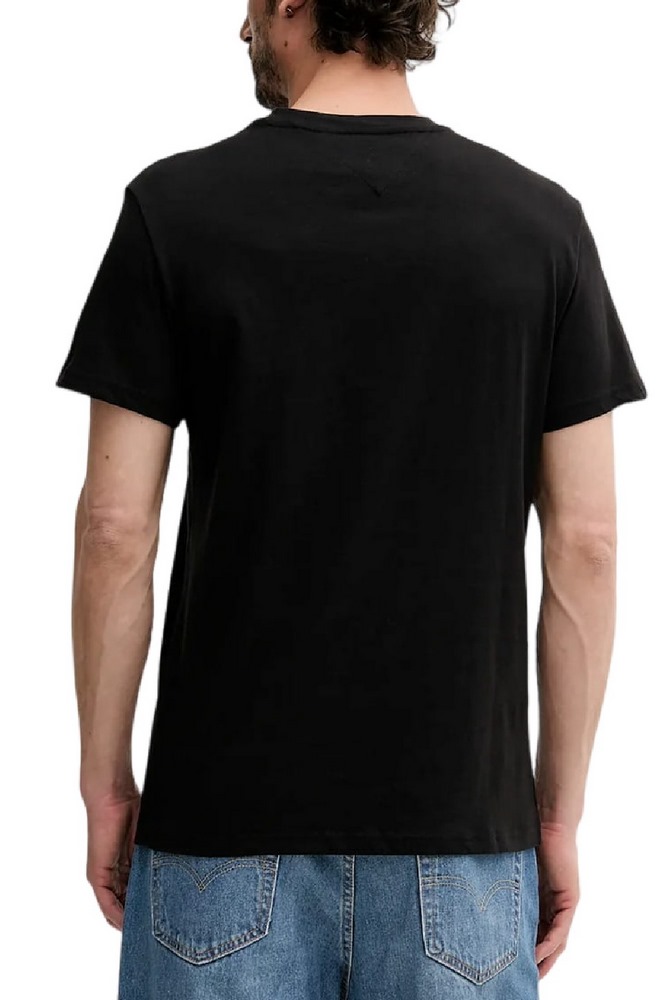 TOMMY JEANS SLIM LINEAR CHEST TEET-SHIRT ΜΠΛΟΥΖΑ ΑΝΔΡΙΚΗ BLACK
