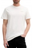TOMMY JEANS SLIM LINEAR CHEST TEET-SHIRT ΜΠΛΟΥΖΑ ΑΝΔΡΙΚΗ OFF WHITE