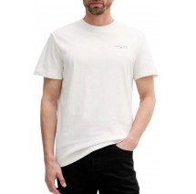 TOMMY JEANS SLIM LINEAR CHEST TEET-SHIRT ΜΠΛΟΥΖΑ ΑΝΔΡΙΚΗ OFF WHITE
