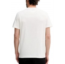 TOMMY JEANS SLIM LINEAR CHEST TEET-SHIRT ΜΠΛΟΥΖΑ ΑΝΔΡΙΚΗ OFF WHITE