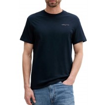 TOMMY JEANS SLIM LINEAR CHEST TEET-SHIRT ΜΠΛΟΥΖΑ ΑΝΔΡΙΚΗ NAVY