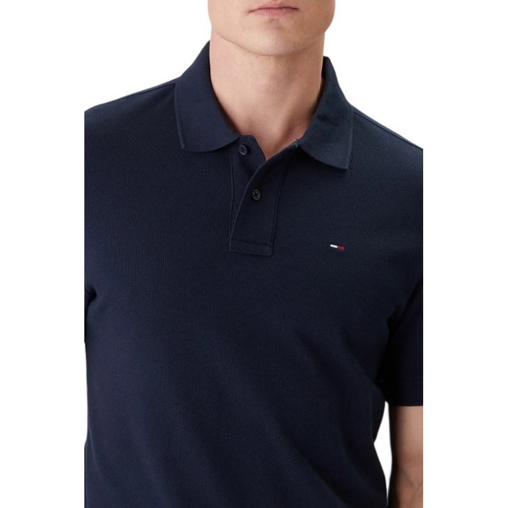 TOMMY JEANS REG ESS POLO EXT T-SHIRT ΜΠΛΟΥΖΑ ΑΝΔΡΙΚΗ NAVY