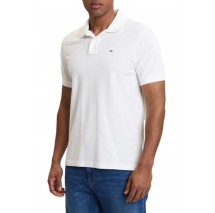 TOMMY JEANS REG ESS POLO EXT T-SHIRT ΜΠΛΟΥΖΑ ΑΝΔΡΙΚΗ ECRU