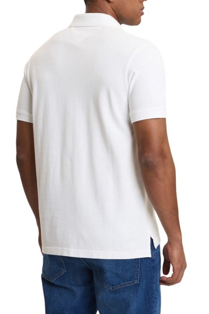 TOMMY JEANS REG ESS POLO EXT T-SHIRT ΜΠΛΟΥΖΑ ΑΝΔΡΙΚΗ ECRU