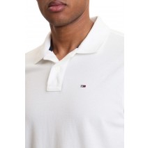 TOMMY JEANS REG ESS POLO EXT T-SHIRT ΜΠΛΟΥΖΑ ΑΝΔΡΙΚΗ ECRU