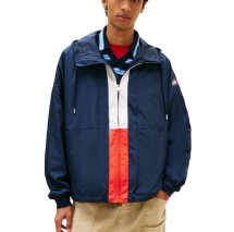 TOMMY JEANS CHICAGO FLAG WINDBREAKER EXT ΜΠΟΥΦΑΝ ΑΝΔΡΙΚΟ NAVY