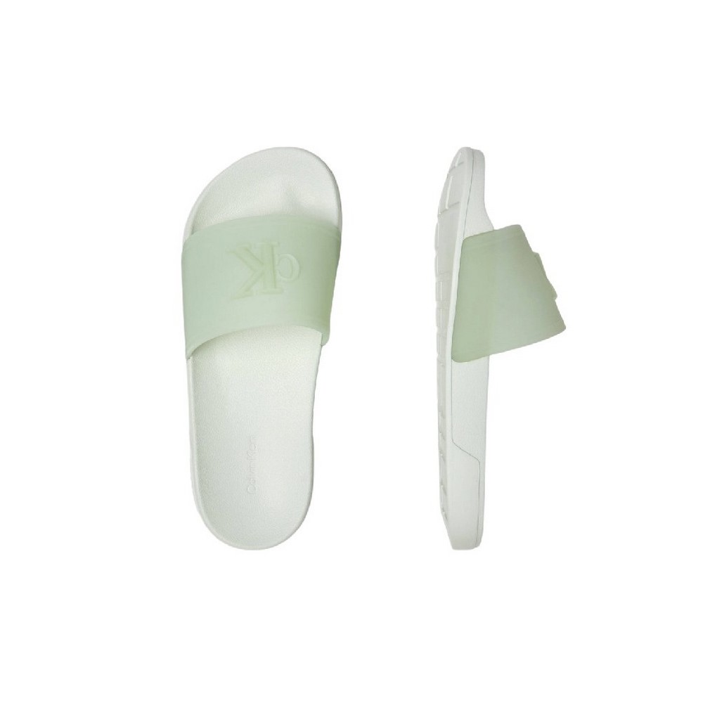 CALVIN KLEIN POOL SLIDE TPU ΠΑΝΤΟΦΛΑ ΓΥΝΑΙΚΕΙΑ MINT